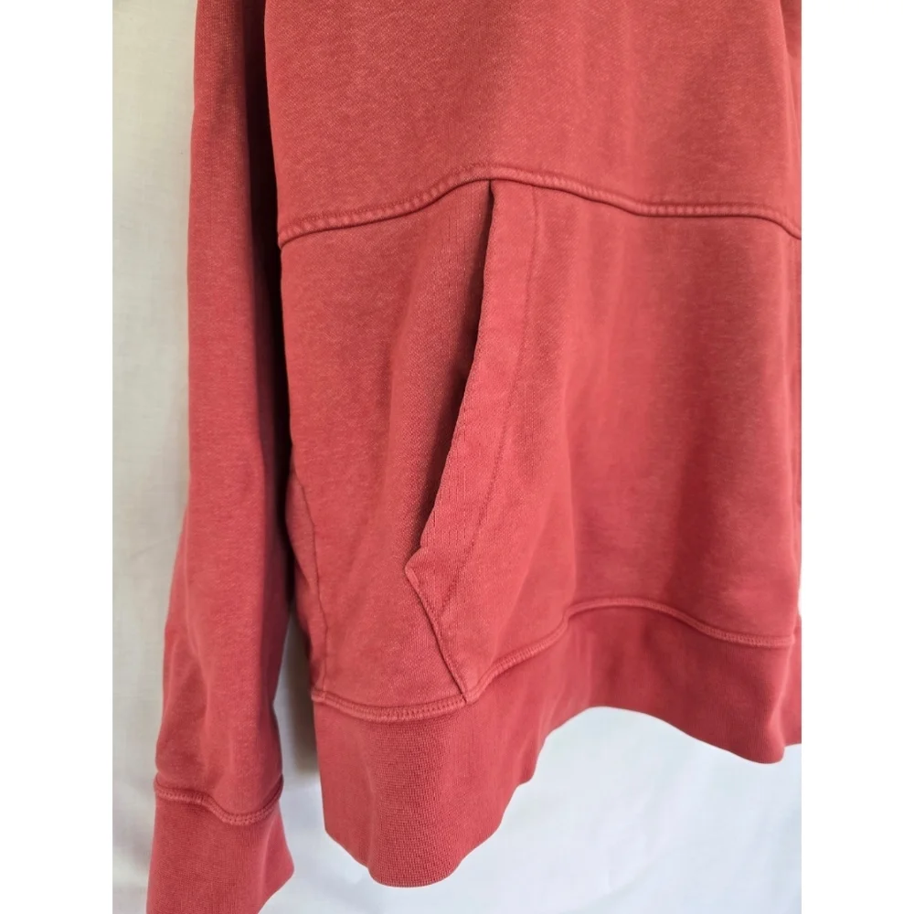 Banana Republic▪️Men's Organic French Terry Brick Red Hoodie